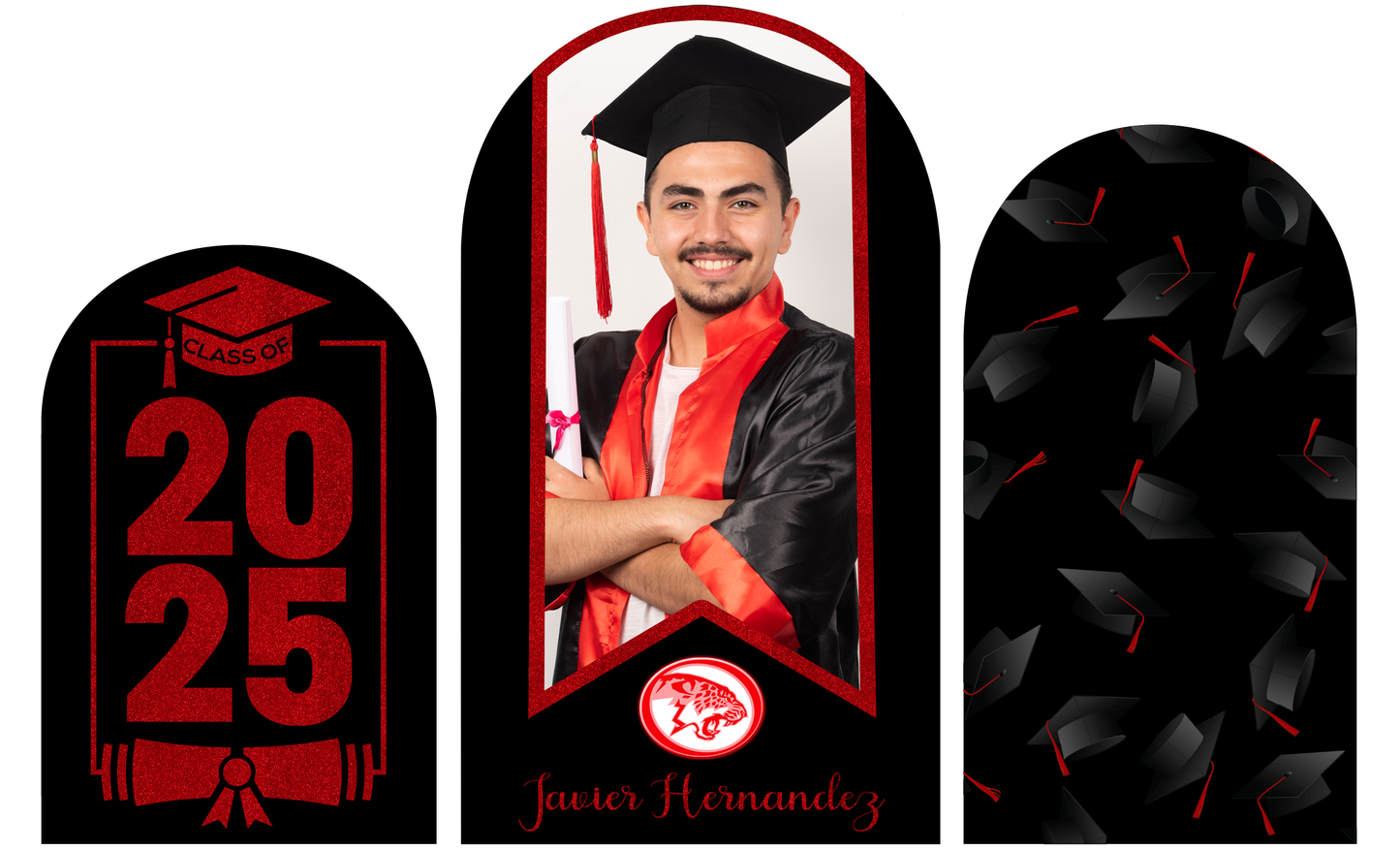 Graduation Arched, Graduation Chiara Banner, Graduation Backdrop, Graduation Arch Cover Chiara, Graduation Banner, Class of 2025 Arched