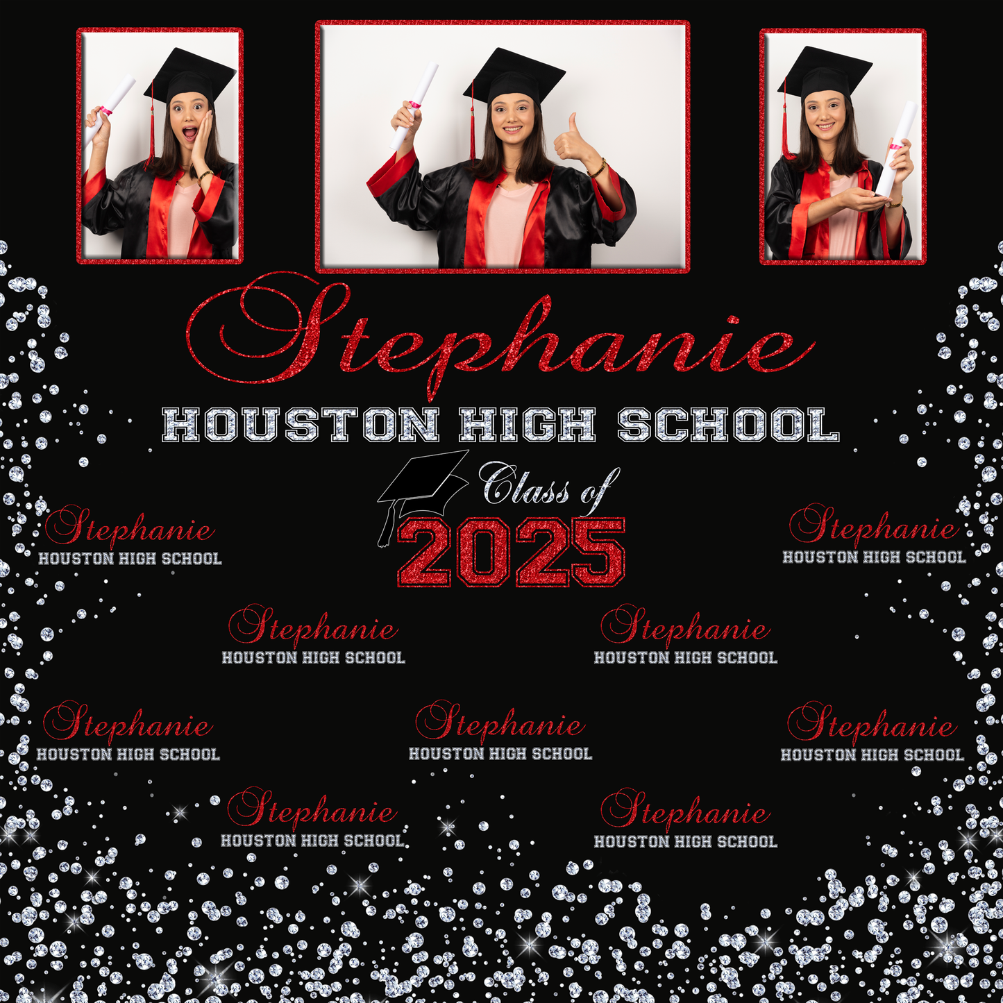 Graduation Floor Decal, Sweet 16, Graduation Floor Decal, Class of 2025 Floor Decal, Graduation Floor Sticker, Senior Prom Floor Decal, Class Of 2025