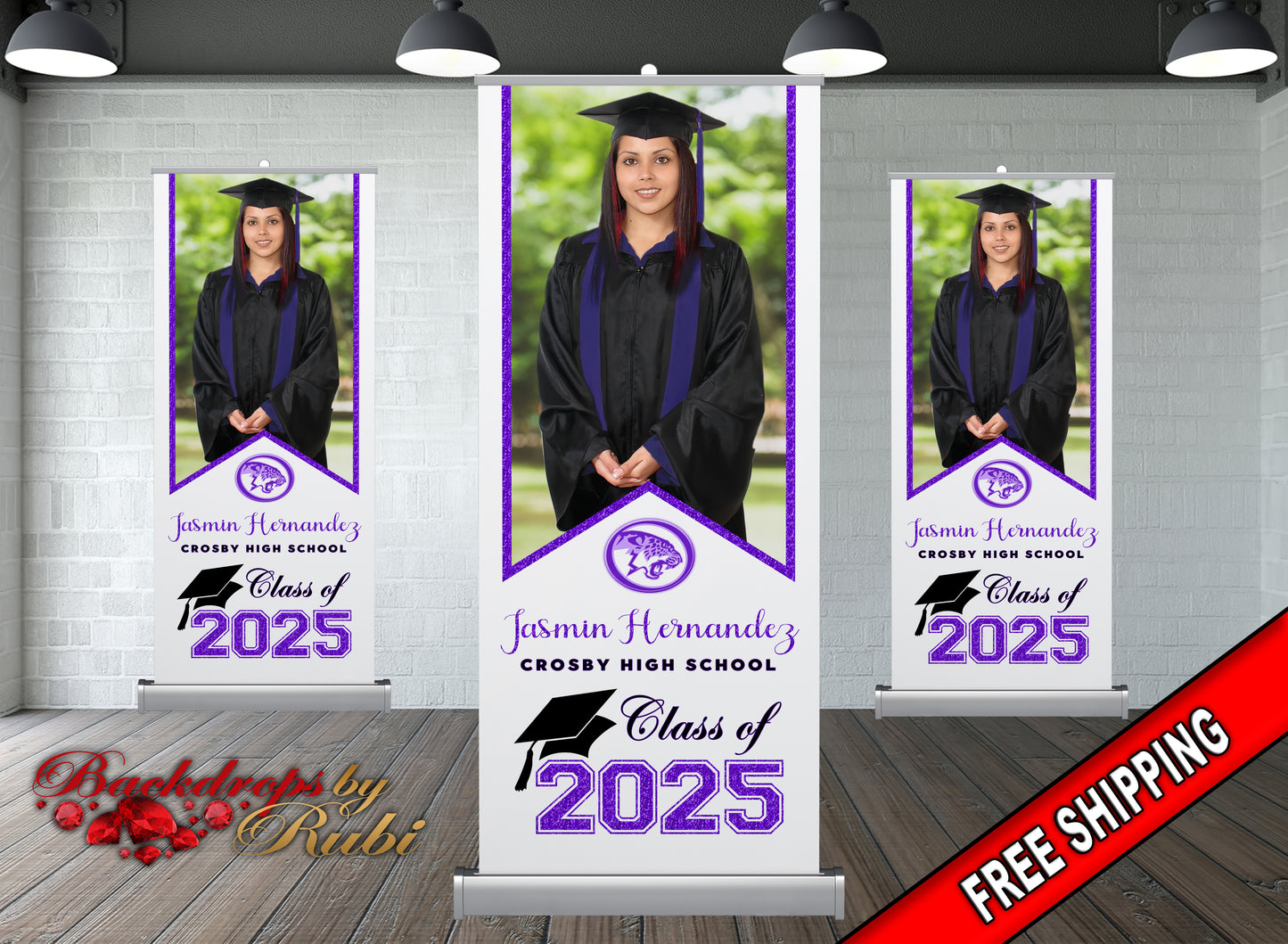 Graduation Retractable, Graduation Banner, Graduation Retractable Banner, Graduation Custom Roll Up Banner, Class of 2025 Retractable Banner