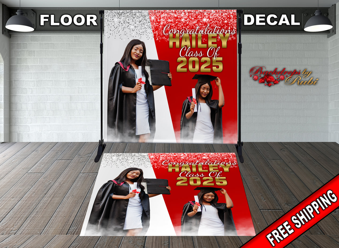 Graduation Floor Decal, Sweet 16, Graduation Floor Decal, Class of 2025 Floor Decal, Graduation Floor Sticker, Senior Prom Floor Decal, Class of 2025 (Copy)