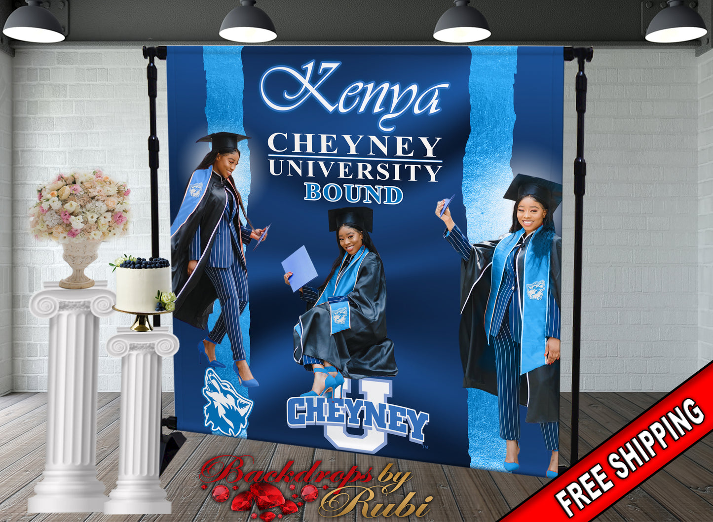 Graduation Backdrop, Sweet 16, Graduation Photo Booth, Class of 2025 Backdrop, Class of 2025 Step and Repeat, Graduation Senior Prom Banner