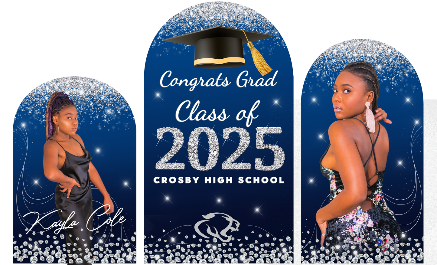 Graduation Arched, Graduation Chiara Banner, Graduation Backdrop, Graduation Arch Cover Chiara, Graduation Banner, Class of 2025 Arched