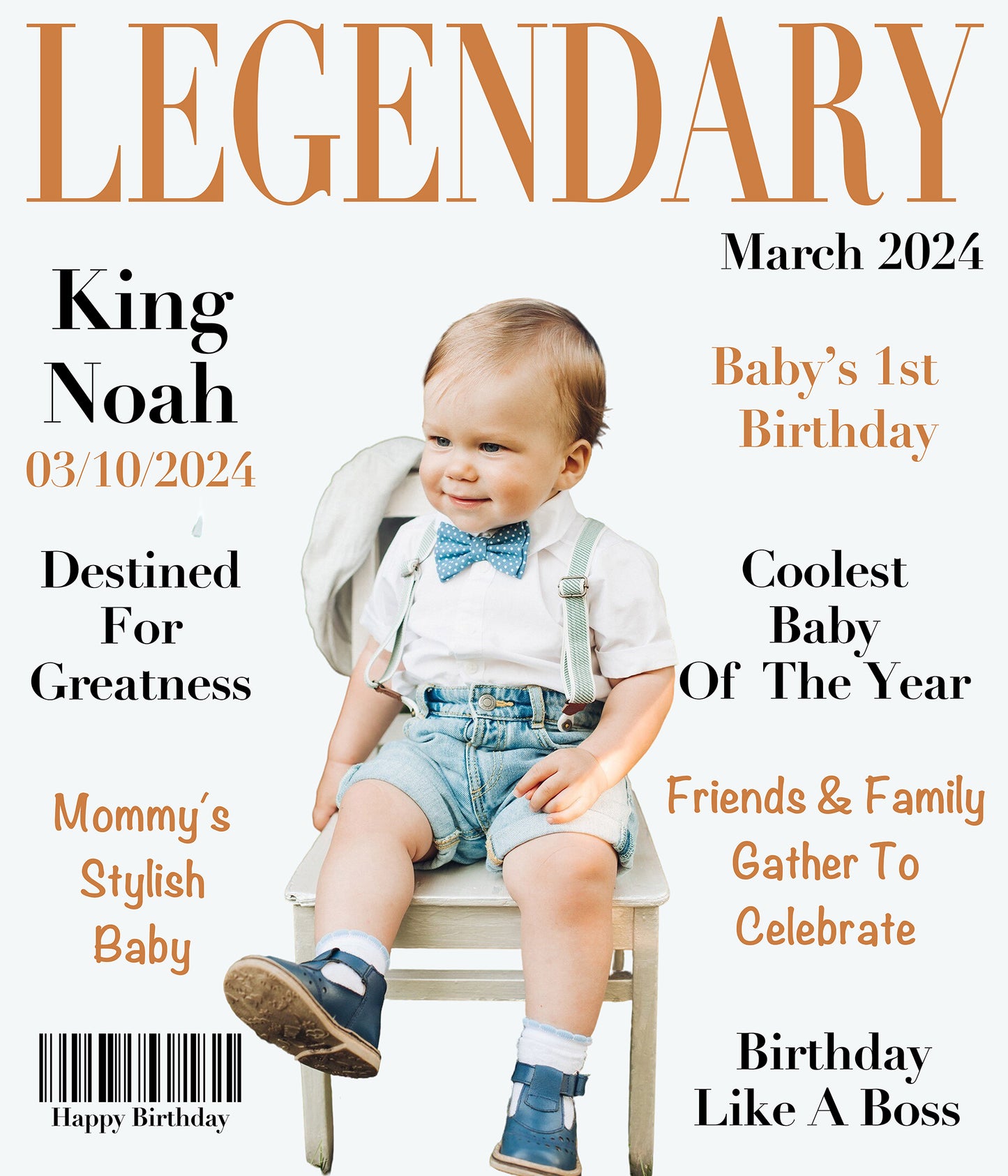 Magazine Baby Cover Backdrop, Magazine Cover Birthday, Magazine Cover Banner, Magazine Baby Birthday Backdrop, Magazine Baby Backdrop
