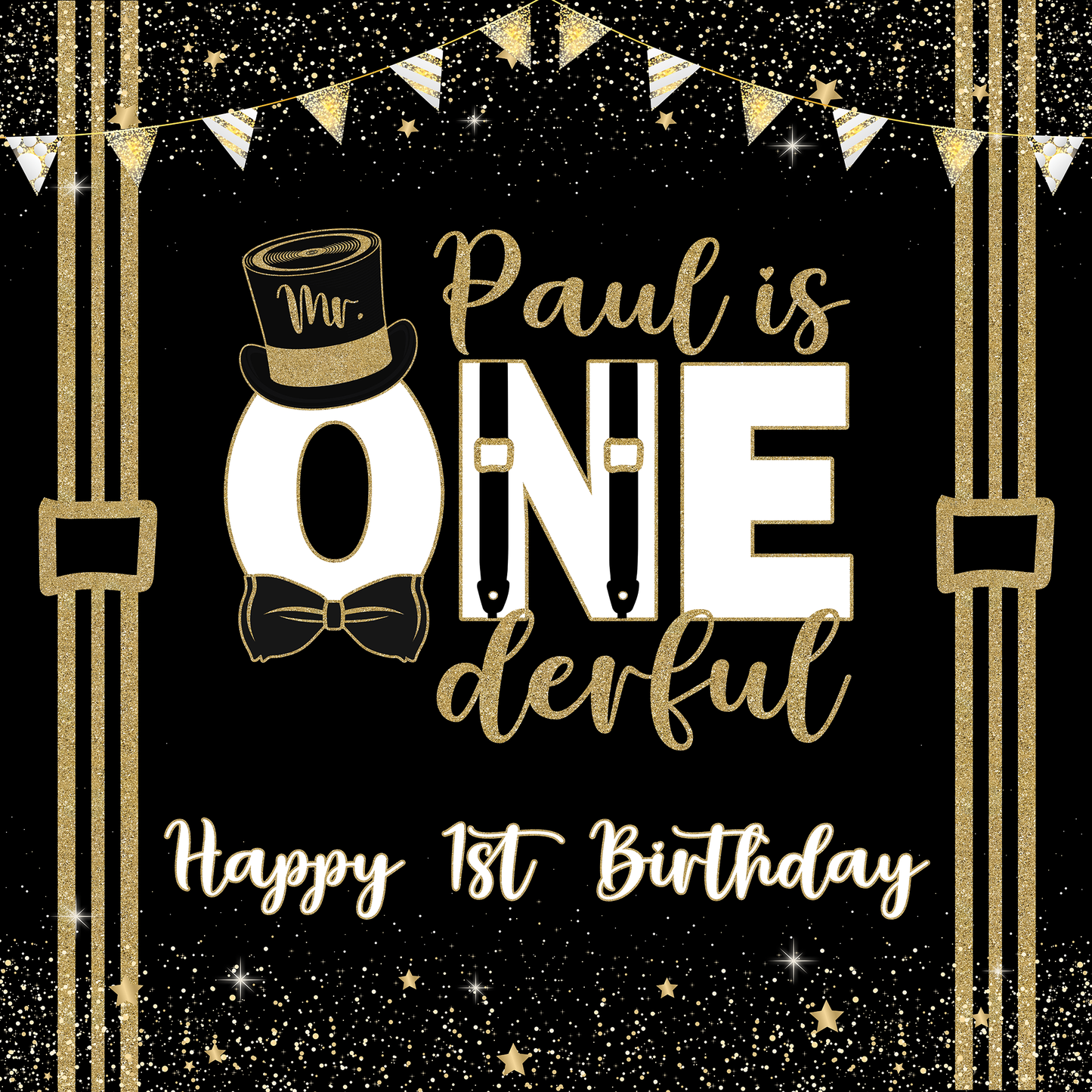 Mr ONEderful Backdrop, Mr ONEderful Birthday Banner, Mr ONEderful Birthday Backdrop, Mr ONEderful, Mr ONEderful Birthday Party, ONEderful