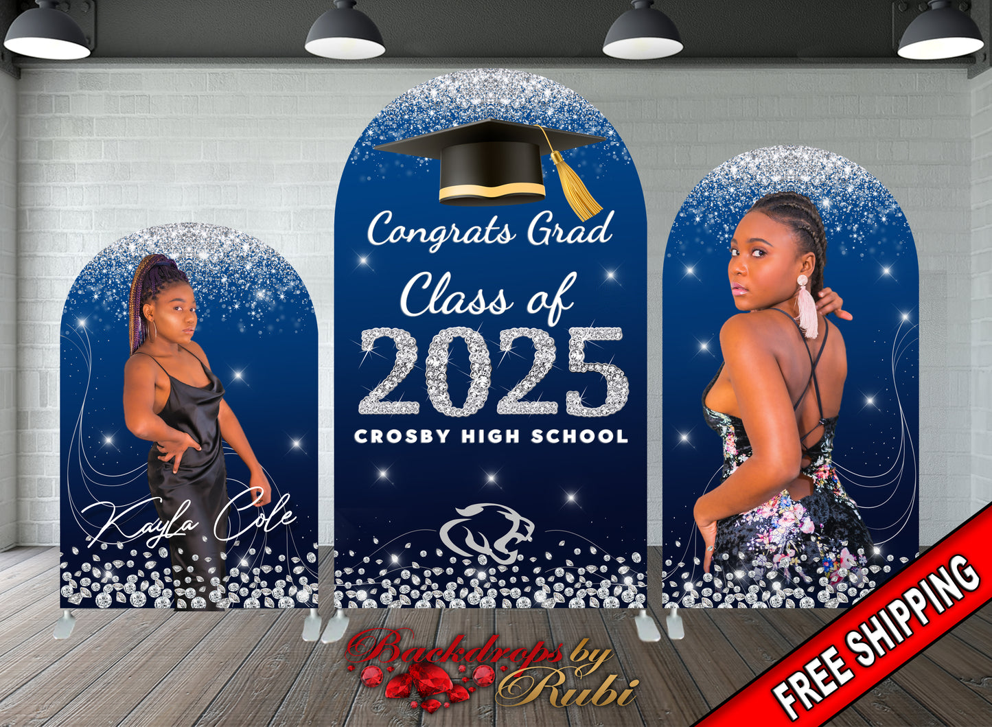 Graduation Arched, Graduation Chiara Banner, Graduation Backdrop, Graduation Arch Cover Chiara, Graduation Banner, Class of 2025 Arched