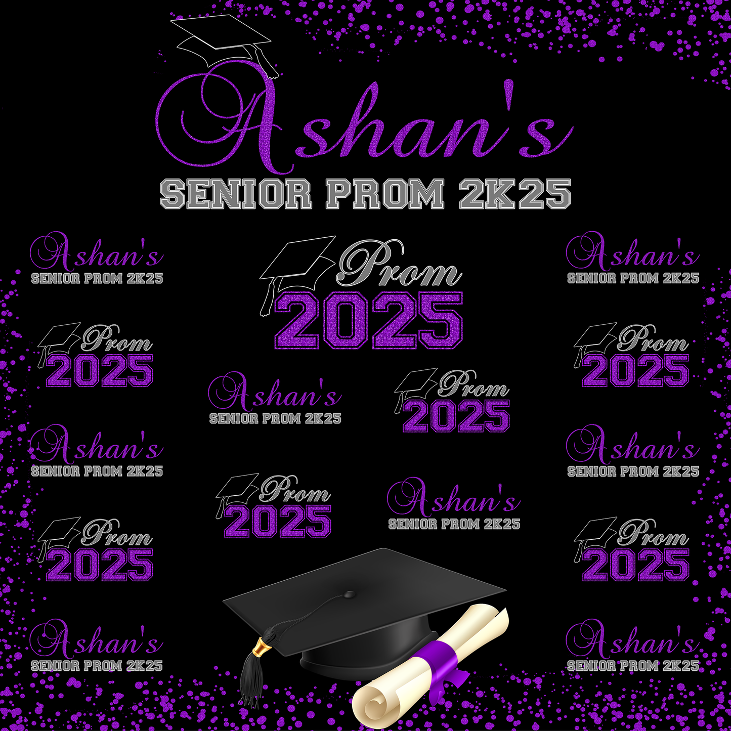 Graduation Floor Decal, Sweet 16, Graduation Floor Decal, Class of 2025 Floor Decal, Graduation Floor Sticker, Senior Prom Floor Decal, Class of 2025
