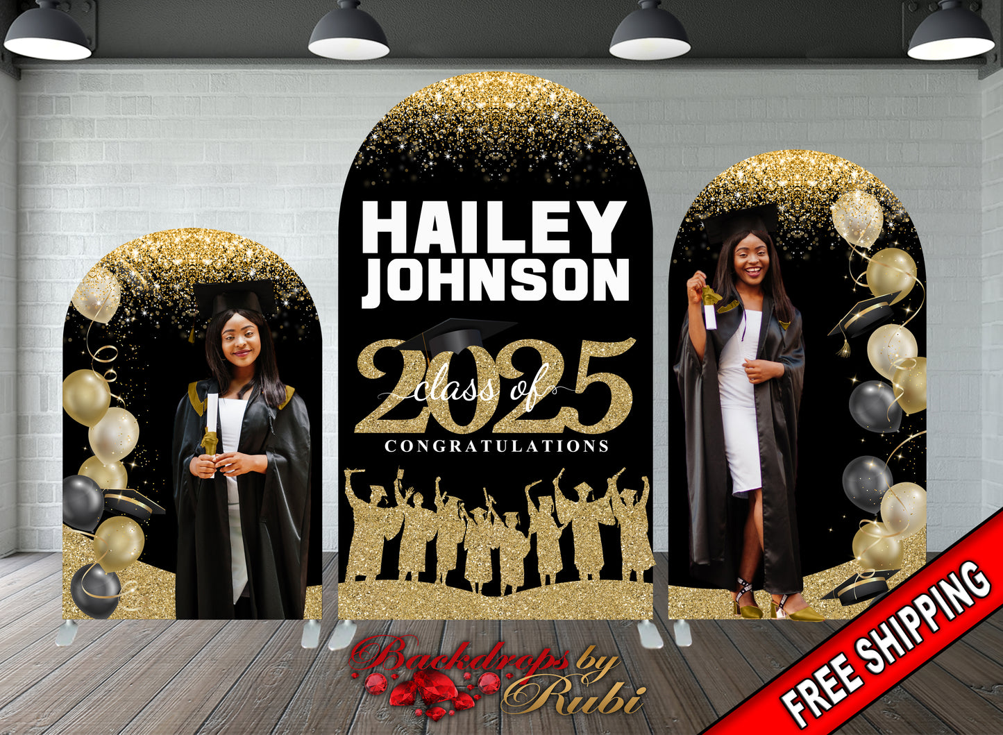 Graduation Arched, Graduation Chiara Banner, Graduation Backdrop, Graduation Arch Cover Chiara, Graduation Banner, Class of 2025 Arched