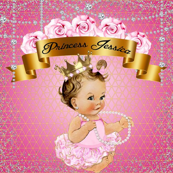 Princess Backdrop, Princess Banner, Baby shower Princess , Coming soon Banner, Baby Shower princess Backdrop,Happy Birthday princess Banner