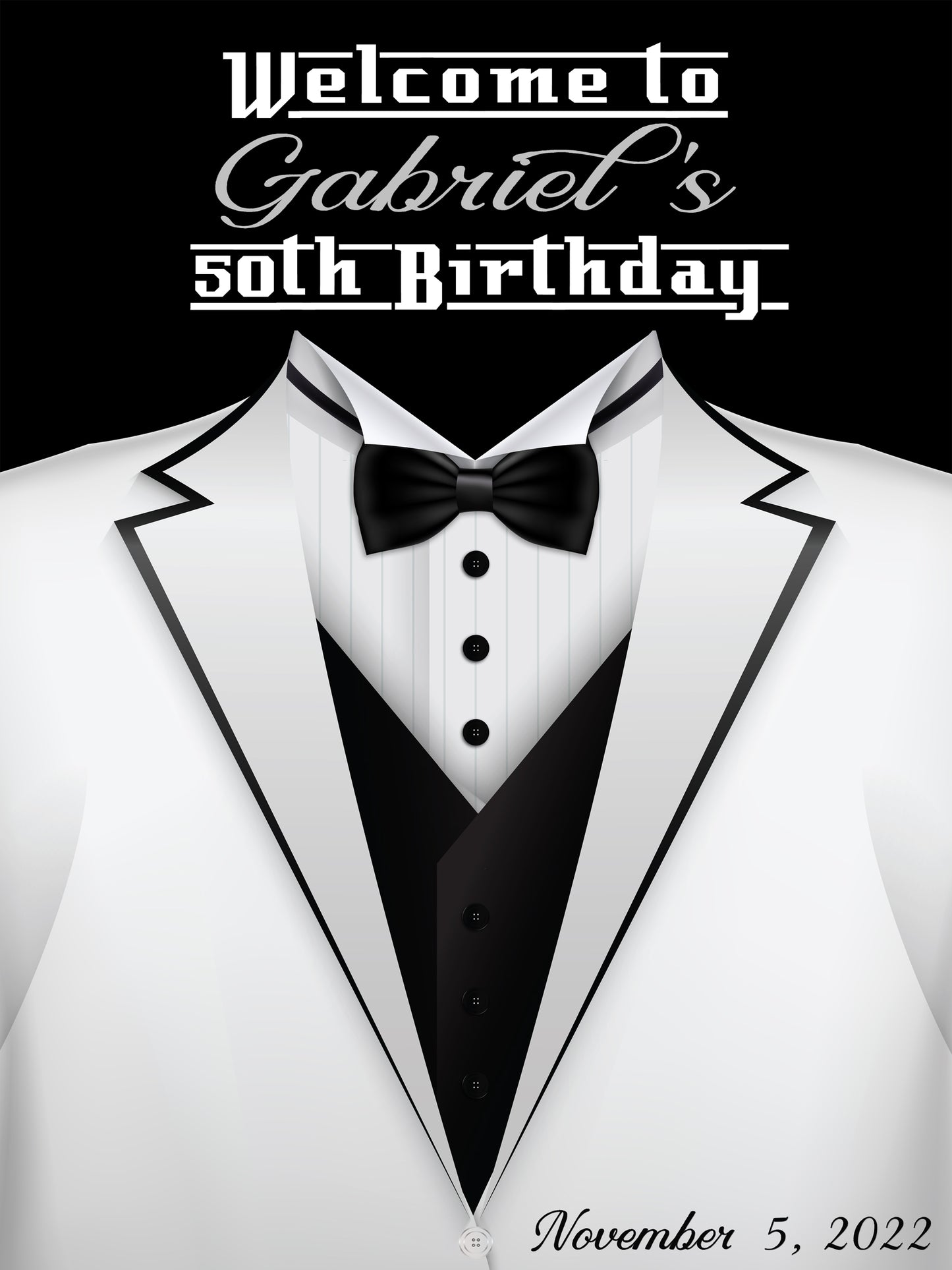 Classic Man Canvas Sign, Classic Man Welcome Sign, 30th Birthday, 40th, 50th, 60th Welcome Sign , Classic Man Birthday Canvas Sign
