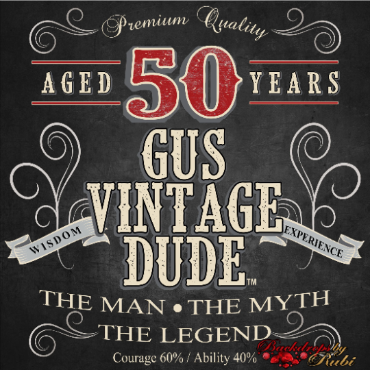 Vintage Dude Backdrop, 50th Birthday Backdrop, Aged to Perfection Backdrop, Vintage 50th Birthday, Vintage Dude Banner, Vintage Dude Birthday