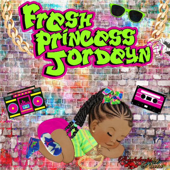 Fresh Prince Baby Shower Backdrop, Fresh Prince Birthday Backdrop, Graffiti Backdrop, Graffiti Gender Reveal Backdrop, Graffiti Baby Shower