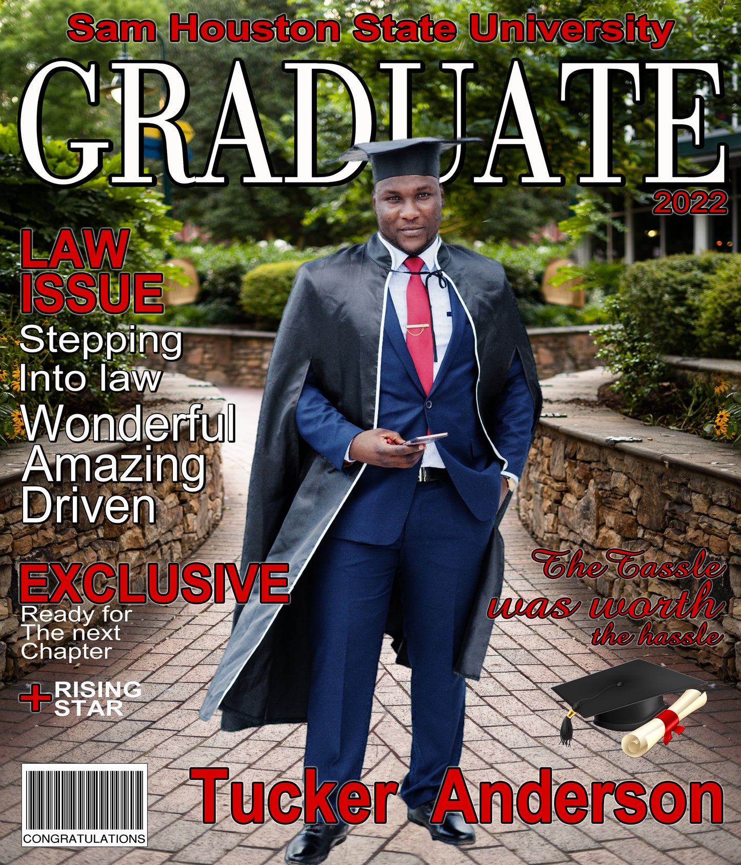 Magazine Cover Backdrop, Magazine Graduation, Magazine Class of 2025, Magazine Senior Prom Backdrop, Graduation Backdrop, Graduation Banner
