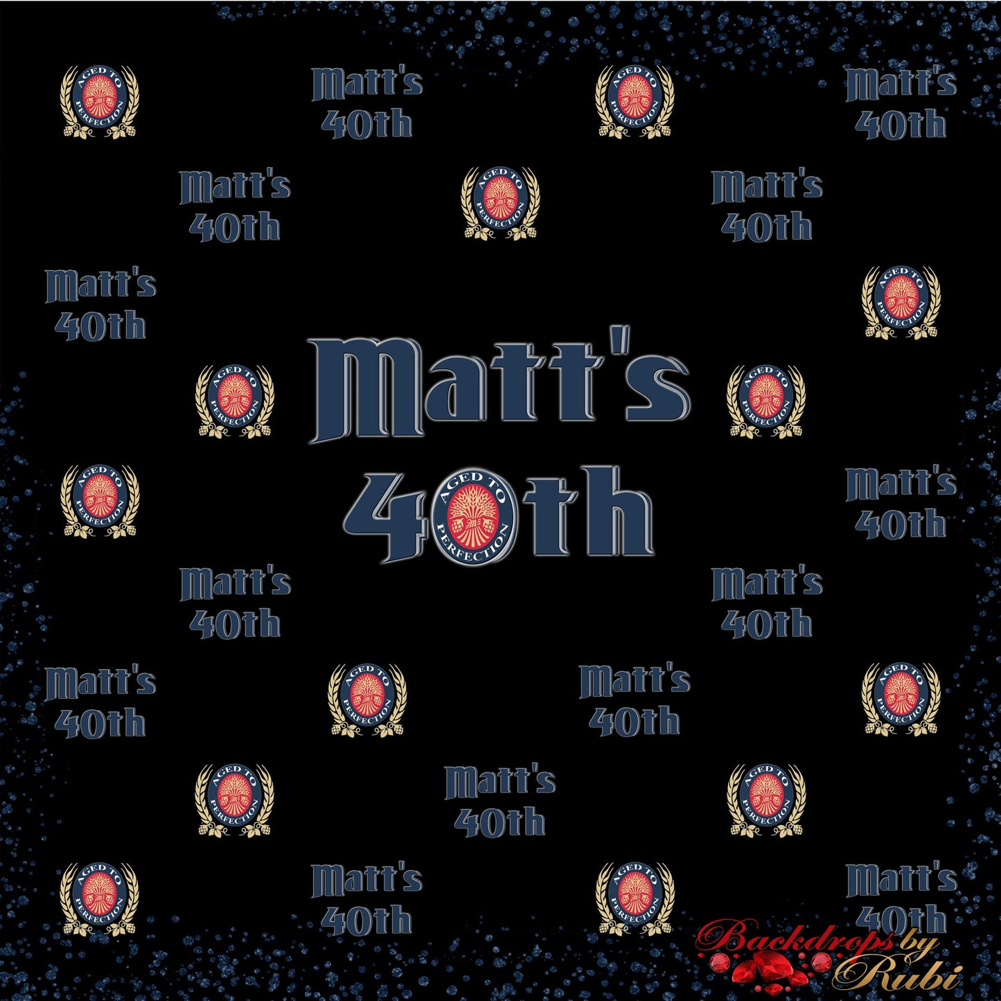 Men's Beer Backdrop, Men's Birthday Backdrop, Beer Men's Backdrop, 30th Birthday, 40th, 50th, 60th, Men's Birthday Celebration