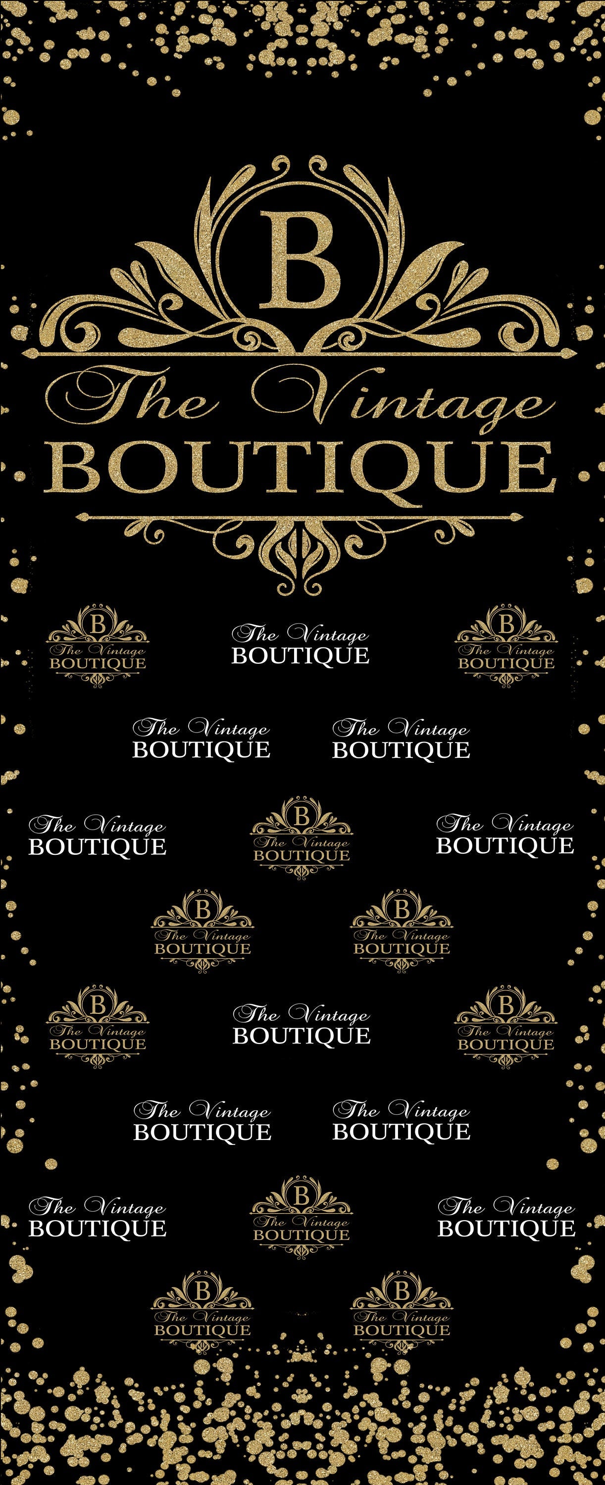 Retractable Logo Banner, Logo Step and Repeat Business Event Banner, Trade Show Banner, Pop Up Shop, Retractable Banner, Roll Up Banner,