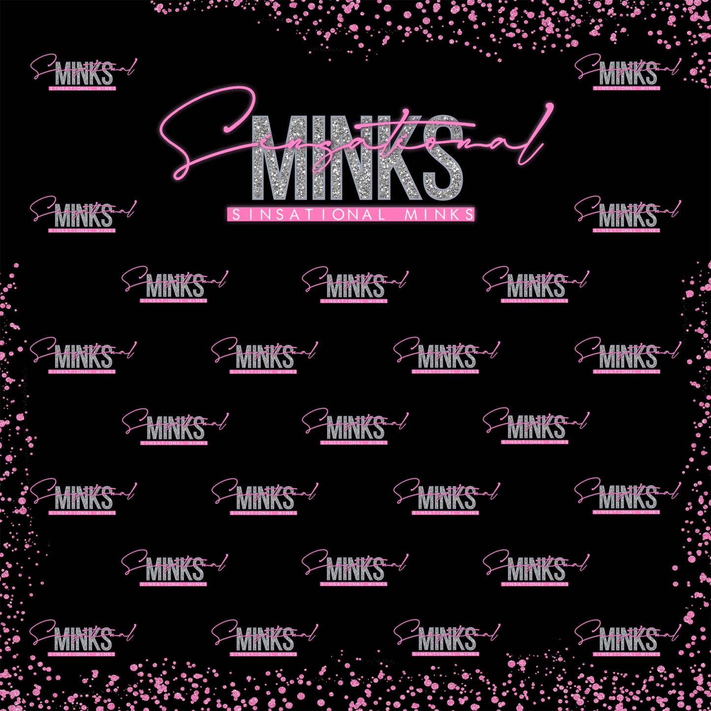 Custom Logo Backdrop Floor Decal, Logo Step and Repeat Floor Decal, Business Logo Floor Decal, Business Logo Step And Repeat Decal