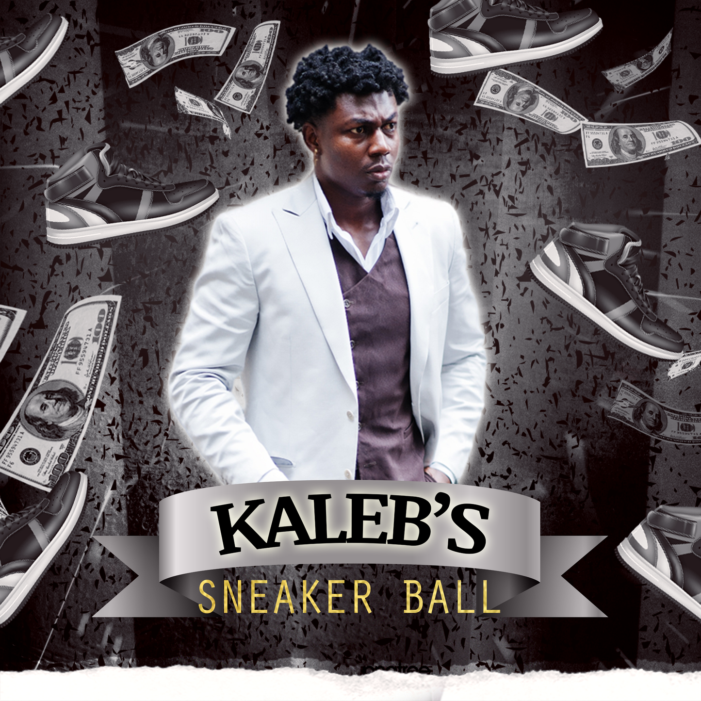 Sneaker ball Backdrop, Sneakers, Sneaker party, 50th Birthday Backdrop, Men's Backdrop, Men's Birthday Backdrop, 30th Birthday, Men's 50th birthday Backdrop, 40th Birthday Backdrop