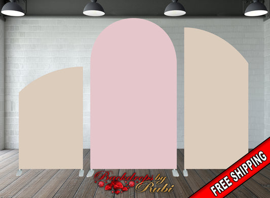 Arched Solid Colors Backdrop, Arched Chiara Backdrop, Arched Baby Shower Backdrop, Chiara Solid colors Backdrop, Arched Fabric Backdrop