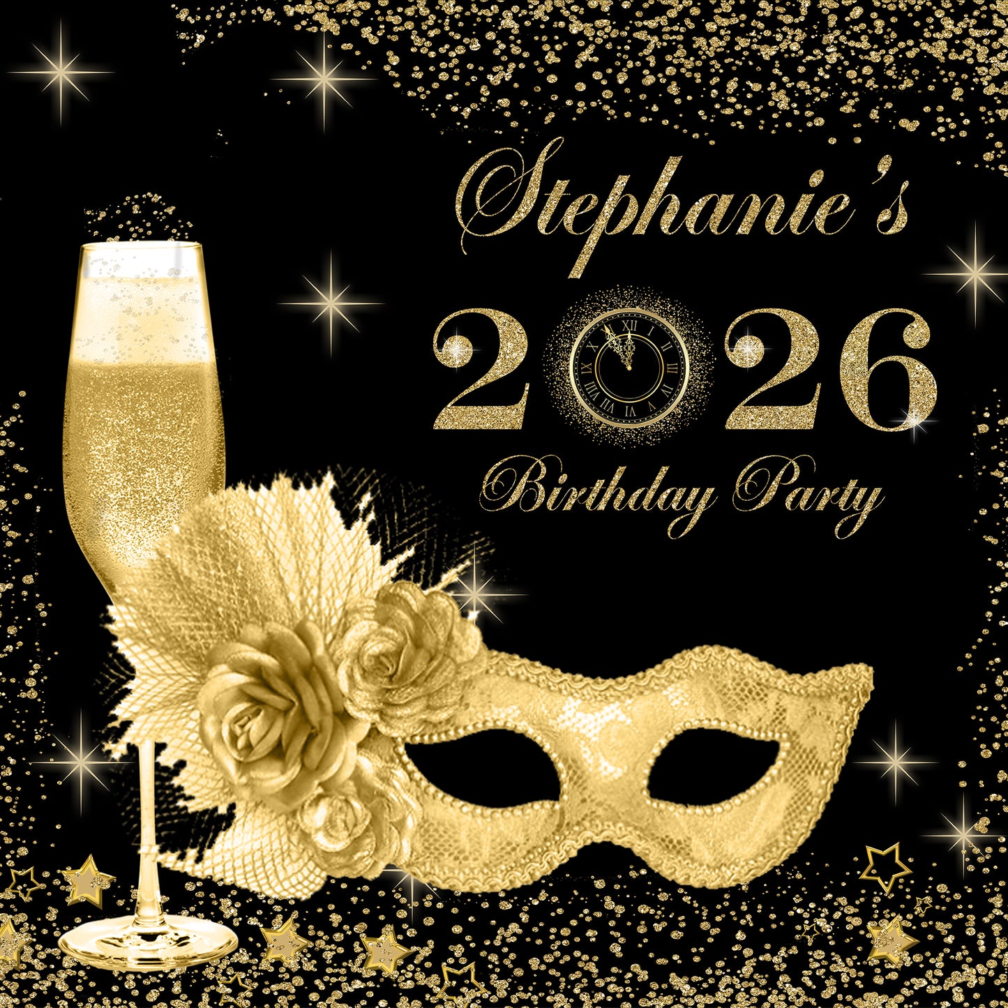 New year's Masquerade Backdrop, New year's Backdrop, New year's Banner, 2026 Backdrop, 2026 Banner, New years, Masquerade Backdrops