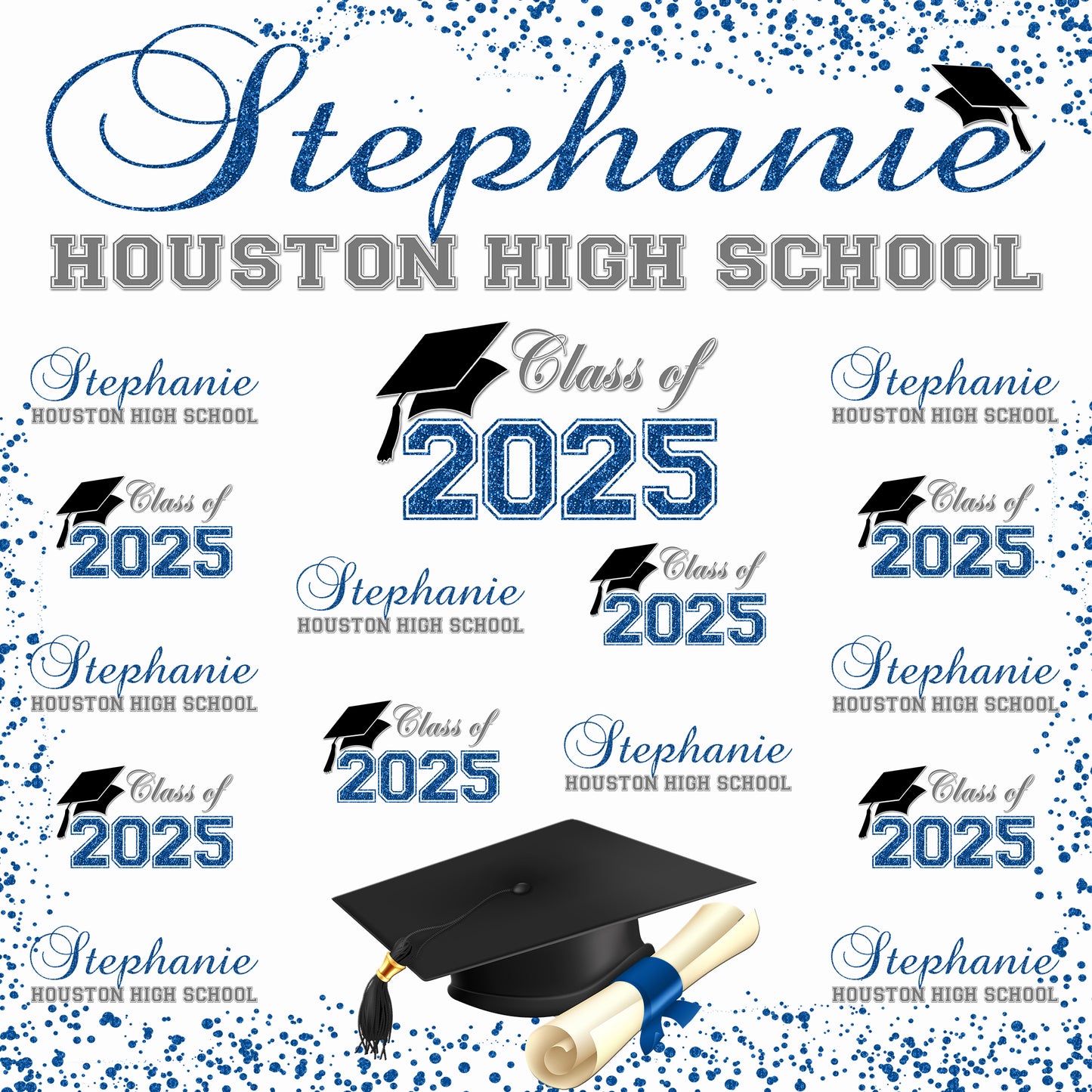 Graduation Floor Decal, Sweet 16, Graduation Floor Decal, Class of 2025 Floor Decal, Graduation Floor Sticker, Senior Prom Floor Decal, Class of 2025