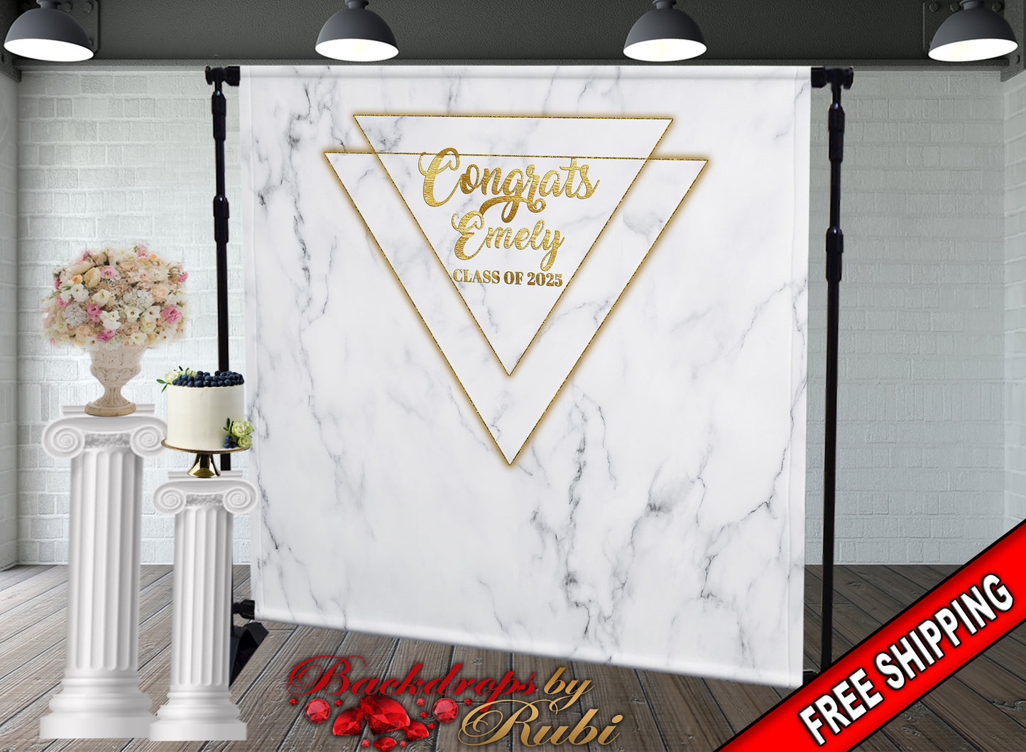 Graduation Backdrop, Sweet 16, Graduation Photo Booth, Class of 2025 Backdrop, Class of 2025 Step and Repeat, Graduation Senior Prom Banner