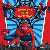 Spider-Man Backdrop, Spider-Man Birthday, Spider-Man Party, Spider-Man Personalized Backdrop, Spider-Man Baby Shower, Spider-Man Birthday backdrop
