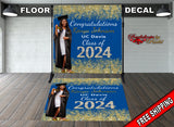 Graduation Floor Decal, Sweet 16, Graduation Floor Decal, Class of 2024 Floor Decal, Graduation Floor Sticker, Senior Prom Floor Decal, Class of 2024