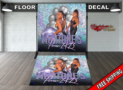 Graduation Floor Decal, Sweet 16, Graduation Floor Decal, Class of 2024 Floor Decal, Graduation Floor Sticker, Senior Prom Floor Decal, Class of 2024, Class of 2024, Graduation Chalk Board