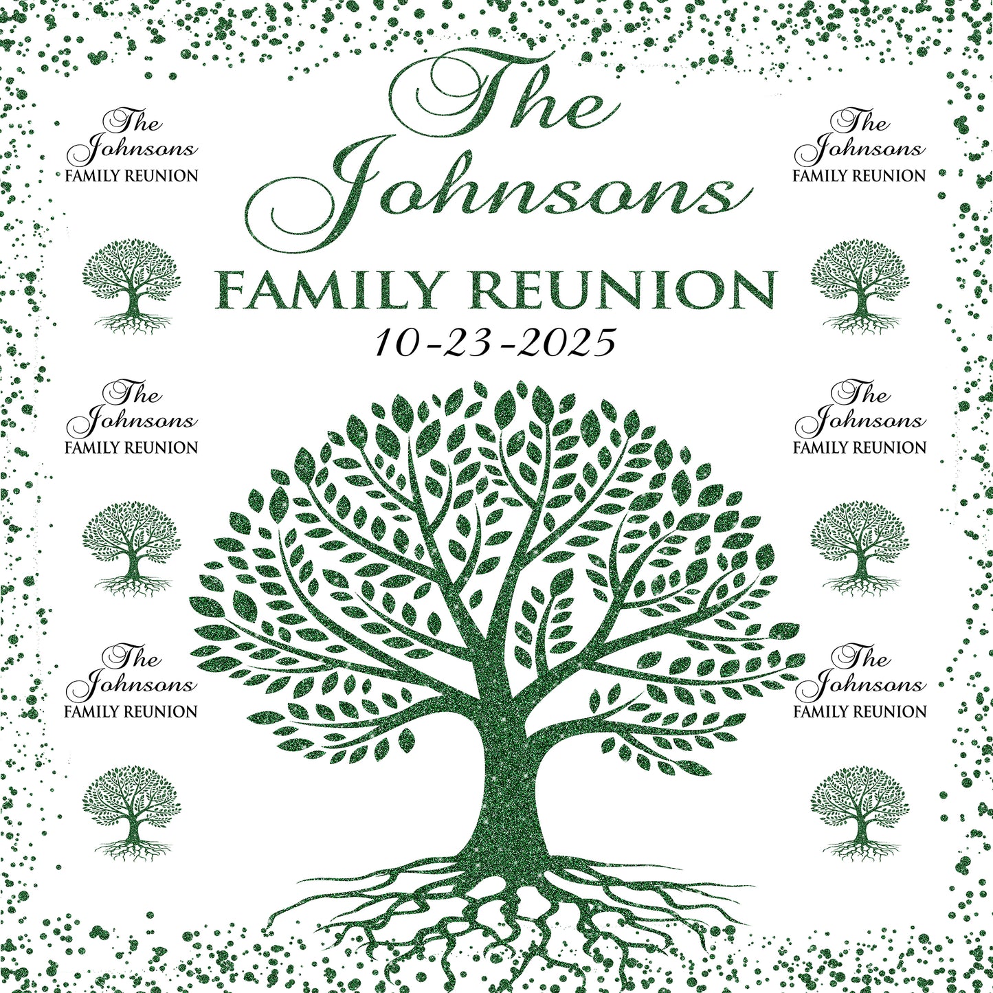 Family Reunion Backdrop, Family Reunion Step and Repeat, Family Reunion Banner, Family Gathering Backdrop, Family Tree Backdrop, Tree Banner