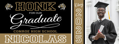 Graduation Banner, Graduation Garage Banner, Class of 2025 Banner, Class of 2025 Photo Banner, Graduation Senior Prom Banner, Graduation