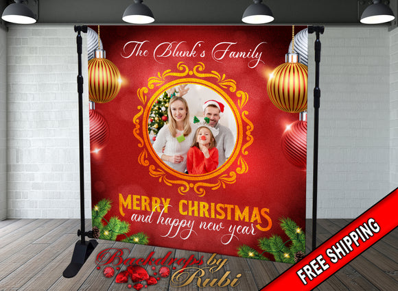 Christmas Backdrop, Christmas Banner, Christmas Photo Booth, Holiday Backdrops, Merry Christmas Backdrop, Christmas Photo Backdrop, Navidad