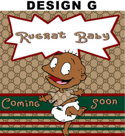 Rugrats Backdrop, Rugrats Banner, Rugrats Birthday, Rugrats Party, Rugrats Personalized Backdrop, Rugrats Baby Shower, Rugrats African American