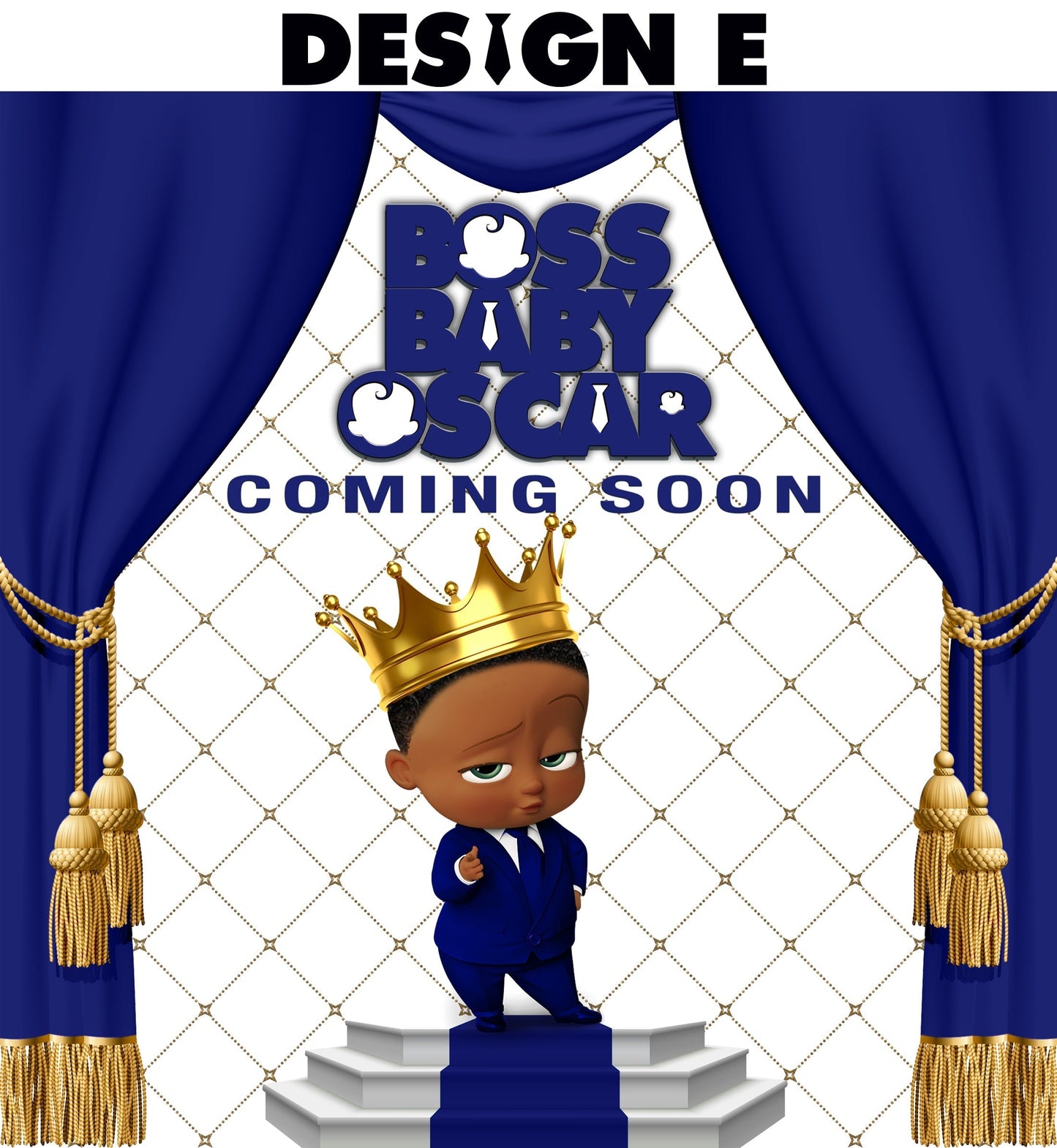 Boss Baby Girl Backdrop, Boss Baby Banner, Boss Baby  Birthday, Boss Baby party, Boss Baby Personalized Backdrop, Boss Baby baby Shower, Boss Baby African American