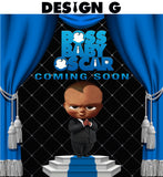Boss Baby Backdrop, Boss Baby Banner, Boss Baby  Birthday, Boss Baby party, Boss Baby Personalized Backdrop, Boss Baby baby Shower, Boss Baby African American
