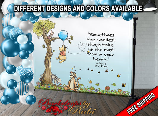 Winnie the Pooh Baby Shower, Winnie the Pooh Nursery/Baby Shower, Winnie the Pooh Backdrop, Winnie the Pooh Vintage/ Winnie the Pooh Classic