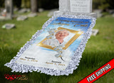 Grave Blanket, Grave Cover, Memorial Grave Blanket, Custom Grave Blanket, In Loving Memory Sign, Grave Funeral Blanket, Memorial Keepsakes
