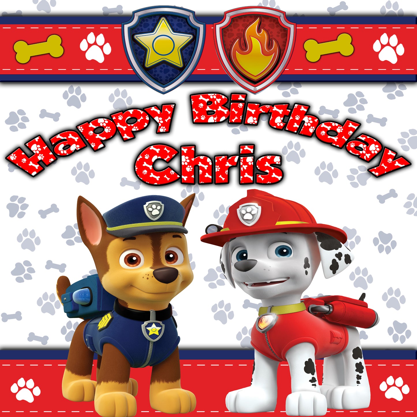 Paw Patrol Backdrop, Paw Patrol Banner, Paw Patrol  Birthday, Paw Patrol Party, Paw Patrol Personalized Backdrop, Paw Patrol Baby Shower, Chase Backdrop, Skye Backdrop, Marshall Backdrop