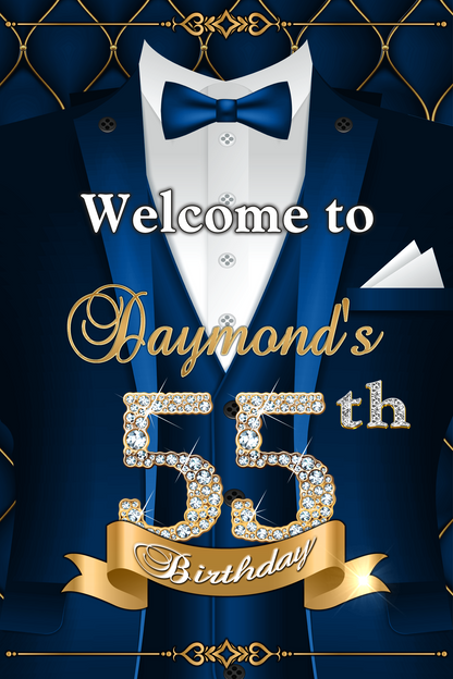 Classic Man Canvas Sign, Classic Man Welcome Sign, 30th Birthday, 40th, 50th, 60th Welcome Sign , Classic Man Birthday Canvas Sign