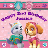 Paw Patrol Backdrop, Paw Patrol Banner, Paw Patrol  Birthday, Paw Patrol Party, Paw Patrol Personalized Backdrop, Paw Patrol Baby Shower, Chase Backdrop, Skye Backdrop, Marshall Backdrop