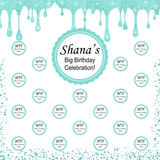 Step and Repeat Birthday Backdrop, Birthday Backdrop, WTF Backdrop, Step and Repeat Backdrop, Step and Repeat Banner, Who Is Turning Fifty!