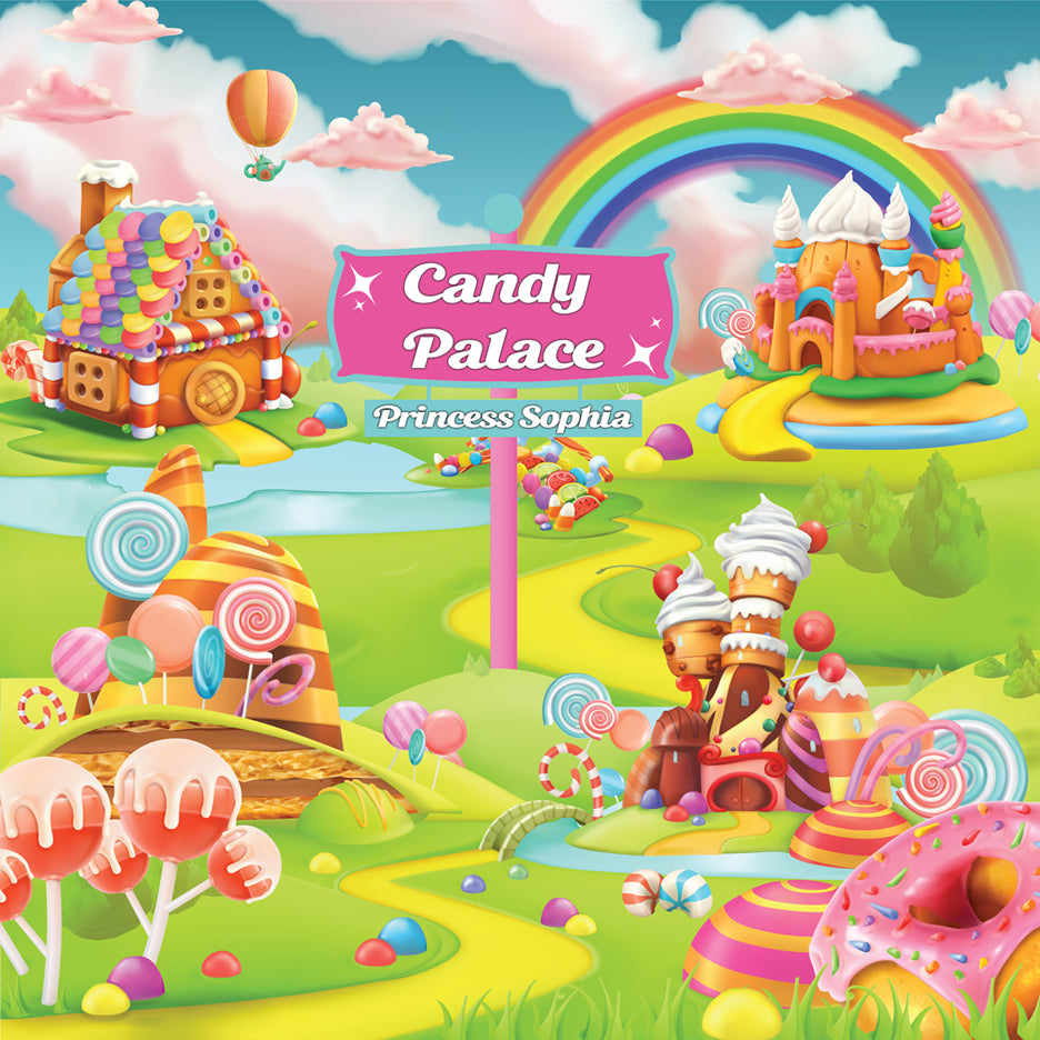 Candy Land Backdrop, Candy Land Banner, Candy Party Backdrop, Candy Party Background, Candy Sign, Sweet Shop Backdrop, Candyland Birthday