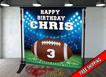 Football Birthday Backdrop, Football Backdrop, Baby Shower Football Backdrop, Touchdown Football backdrop, Football Field Backdrop