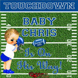 Baby Football Backdrop, Football Backdrop, Baby Shower Football Backdrop, Touchdown Football backdrop, Football Field Backdrop, Prince