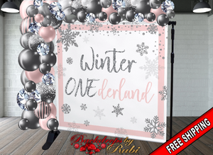 One derland, Christmas Backdrop, Christmas Banner, winter one derland, Backdrops, Merry Christmas Backdrop, Christmas birthday Backdrop