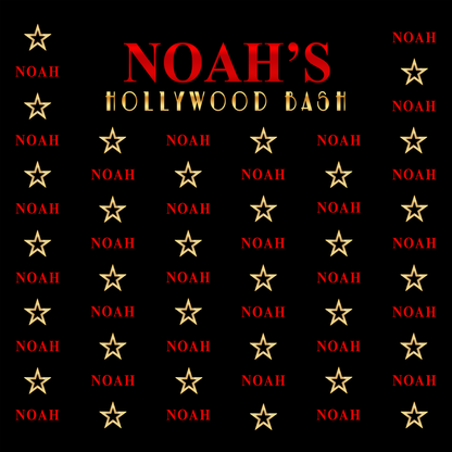 Hollywood Backdrop, Hollywood Banner, Hollywood Birthday Backdrop, Red Carpet Backdrop, Hollywood Photo Backdrop, Hollywood Shower, star