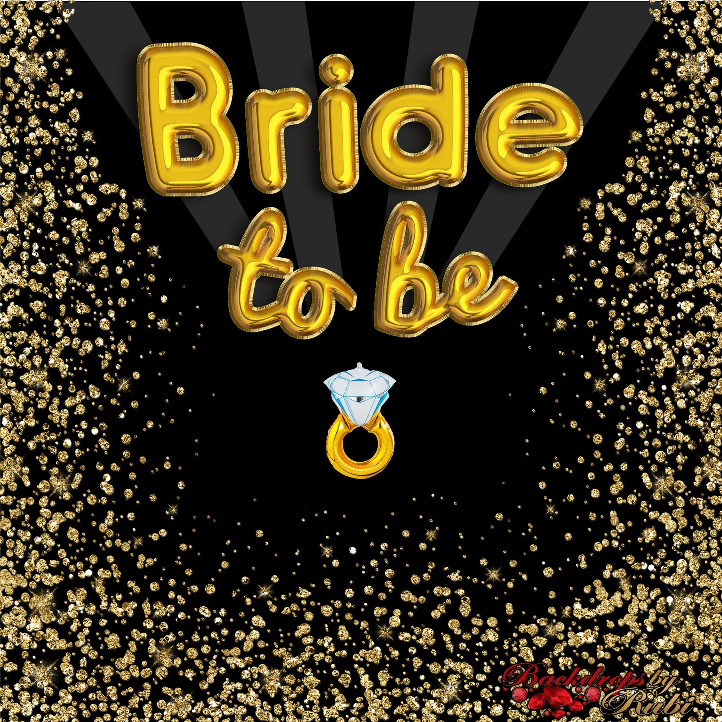 Bride to Be, Bride to Be Backdrop, Bride to Be Background, Bride to Be Foil Balloon, Bride to Be Foil Balloon Banner