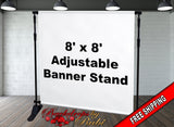 8' x 8' Adjustable Banner Stand