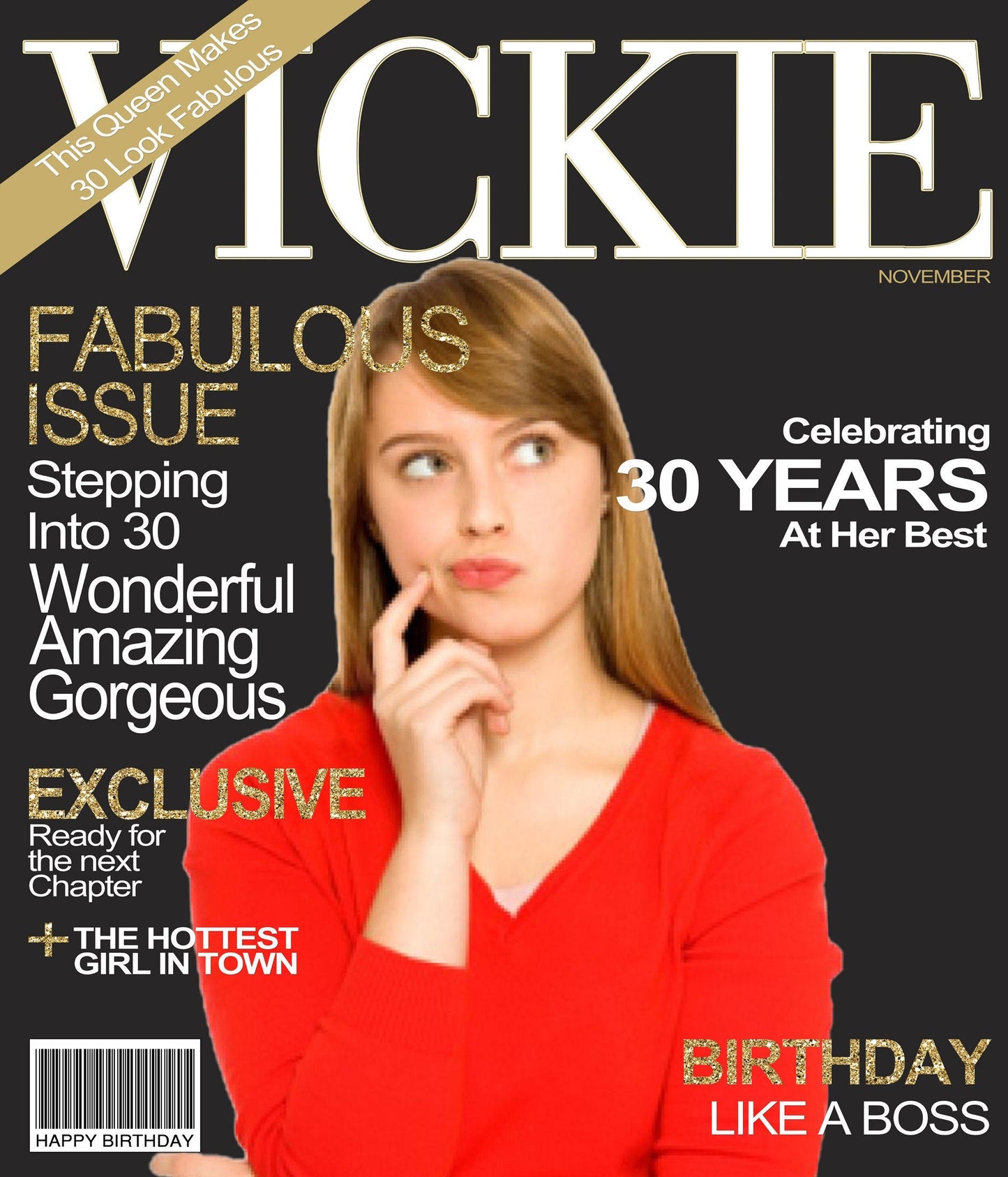 Magazine Cover Backdrop, Magazine Cover Birthday, Magazine Cover Banner, Magazine Cover Step and Repeat, Magazine Women's Backdrop, Magazine