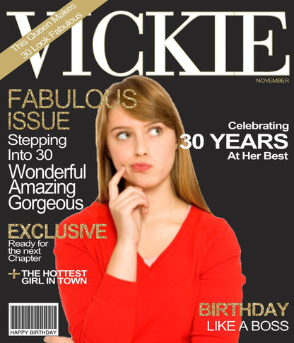 Magazine Cover Backdrop, Magazine Cover Birthday, Magazine Cover Banner, Magazine Cover Step and Repeat, Magazine Women's Backdrop, Magazine