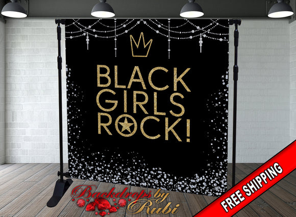 Black Girls Rock Step and Repeat, Black Girls Rock Backdrop, Black Girls Rock Custom , Black Girls Rock Banner, Black Girls Rock Photo Prop