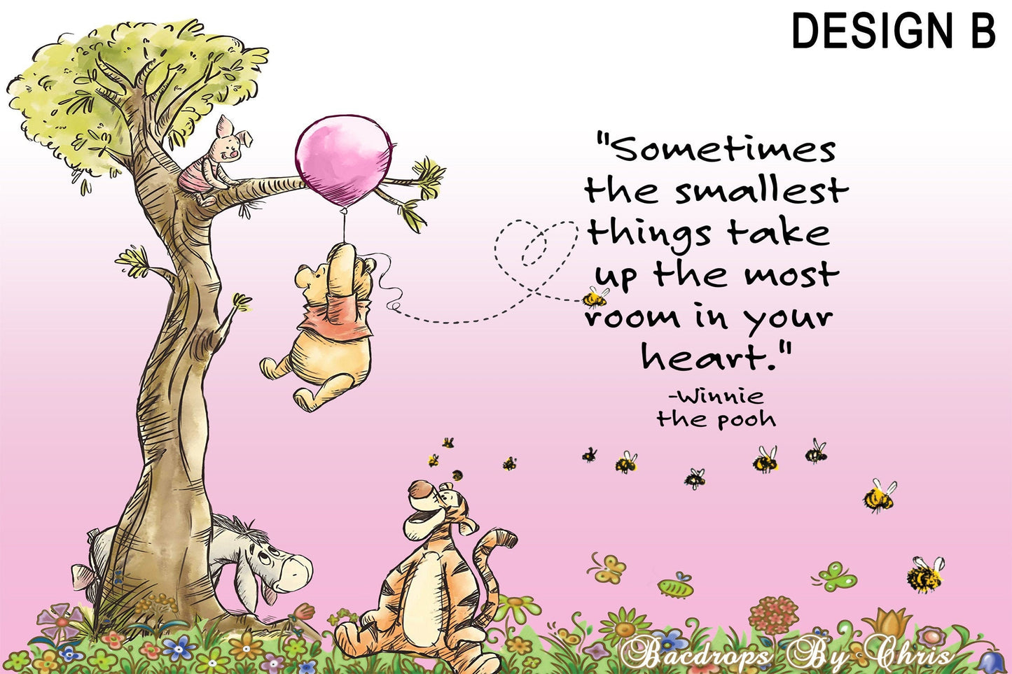 Winnie the Pooh Baby Shower, Winnie the Pooh Nursery/Baby Shower, Winnie the Pooh Backdrop, Winnie the Pooh Vintage/ Winnie the Pooh Classic